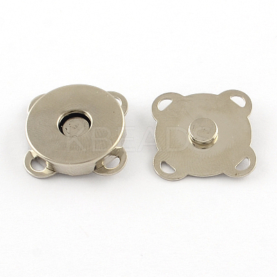 Iron Purse Snap Clasps X-IFIN-R203-69P-1