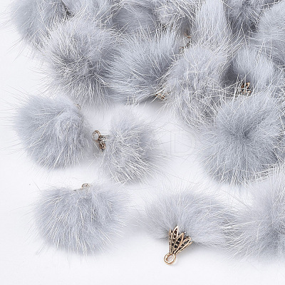 Faux Mink Fur Tassel Pendant Decorations X-FIND-S300-37I-1