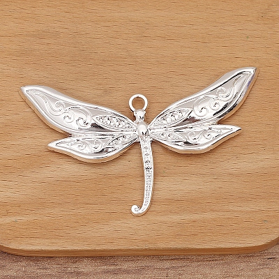 Dragonfly Alloy Pendants PW-WG3FE5A-01-1