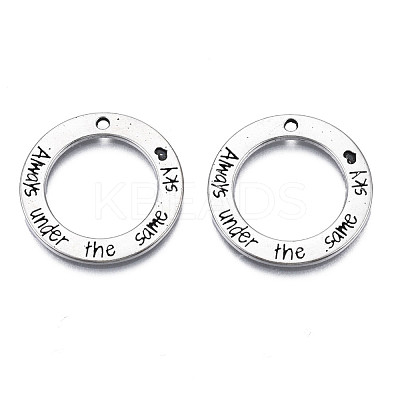 Tibetan Style Alloy Pendants TIBEP-N008-175-1