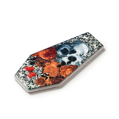 Halloween Printed Acrylic Pendants MACR-K330-20B-1
