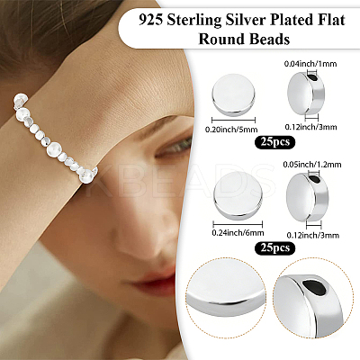 50Pcs 2 Styles Rack Plating Brass Beads KK-BBC0027-39-1