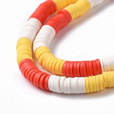 Handmade Polymer Clay Bead Strands CLAY-C003-02A-1