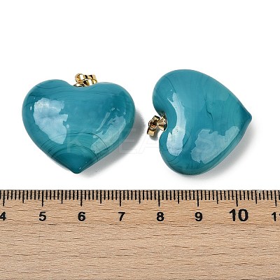 Handmade Lampwork Pendants LAMP-G160-01K-1