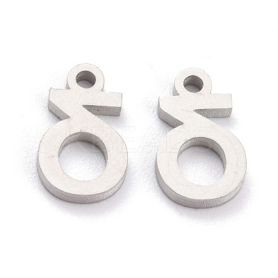 Non-Tarnish 304 Stainless Steel Pendants STAS-F267-10D-P-1