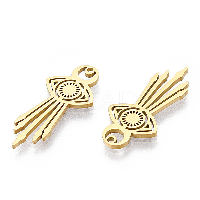 Ion Plating(IP) 304 Stainless Steel Pendants STAS-T063-209G-1