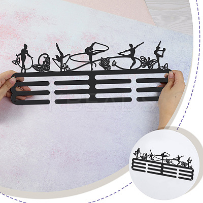 Fashion Iron Medal Hanger Holder Display Wall Rack ODIS-WH0021-269-1
