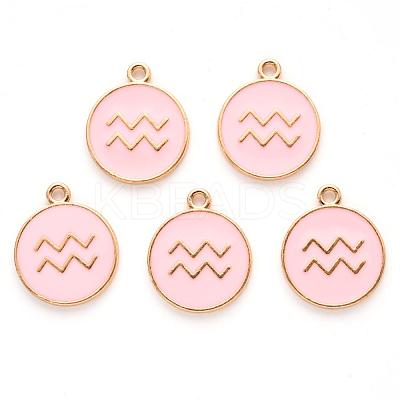 Alloy Enamel Pendants X-ENAM-S124-01A-09J-1