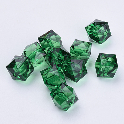 Transparent Acrylic Beads X-TACR-Q259-10mm-V17-1