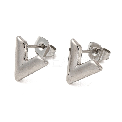 Non-Tarnish 304 Stainless Steel Stud Earring EJEW-C099-03P-1