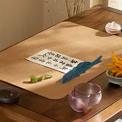 Fish Iron Chinese Calligraphy Paper Weight Cast AJEW-WH0455-138-1