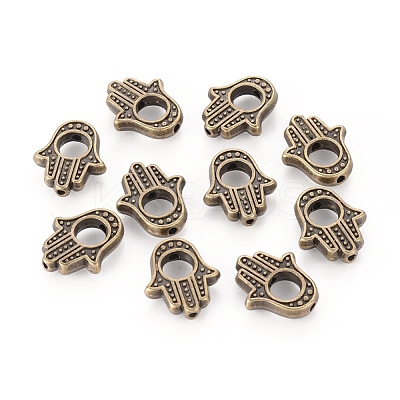 Tibetan Style Alloy Bead Frames X-TIBEB-A123963-AB-FF-1