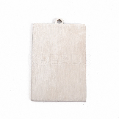 Non-Tarnish 201 Stainless Steel Pendants STAS-S105-LA211-8-1