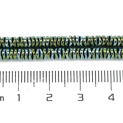 Electroplated Synthetic Non-Magnetic Hematite Beads Strands G-H020-M01-07-1