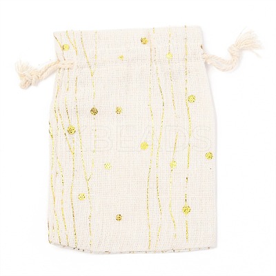 Christmas Theme Cotton Fabric Cloth Bag ABAG-H104-B11-1