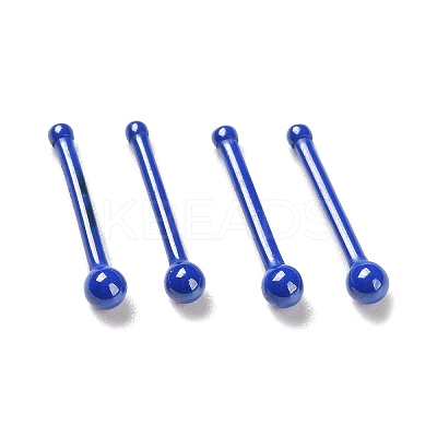 Hypoallergenic Bioceramics Zirconia Ceramic Round Ball Nose Bone Rings AJEW-Z014-04A-1