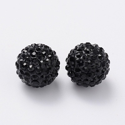 Grade A Rhinestone Pave Disco Ball Beads RB-Q101-11-1