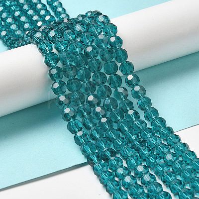Transparent Glass Beads X-EGLA-A035-T8mm-D12-1