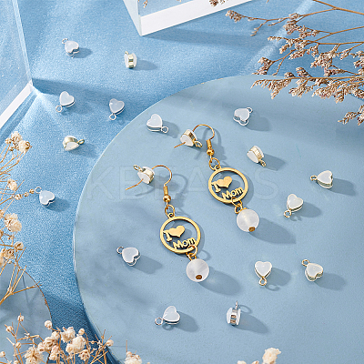20Pcs 2 Colors Silicone with Brass Ear Nuts FIND-AR0002-77-1