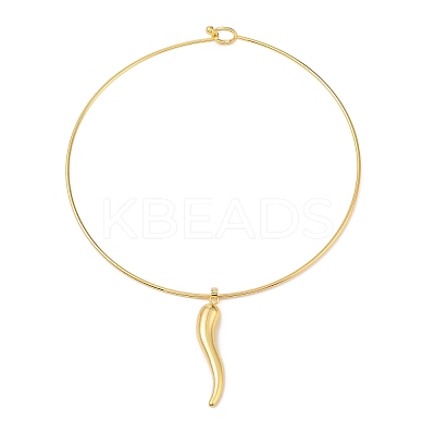 Pepper Brass Necklace BJEW-Q350-06G-1