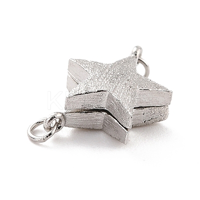 Anti-Tarnish Rhodium Plated 925 Sterling Silver Magnetic Clasps LS-STER-A001-04P-1