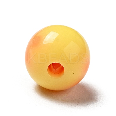 Two Tone Opaque Acrylic Beads LS-SACR-K003-02C-1