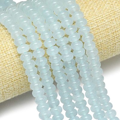 Natural Malaysia Jade Beads Strands X-G-B165-G01-5x8mm-07-1