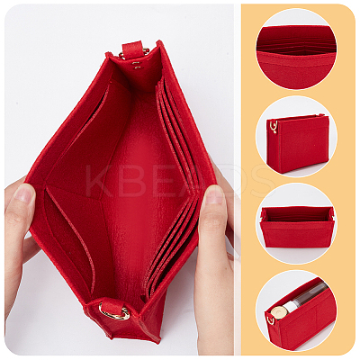 2Pcs 2 Style Wool Felt Bag Organizer Inserts FIND-WR0007-41D-1