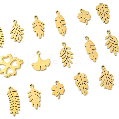 DIY Leafy Jewelry Making Finding Kit STAS-CJ0002-43-1