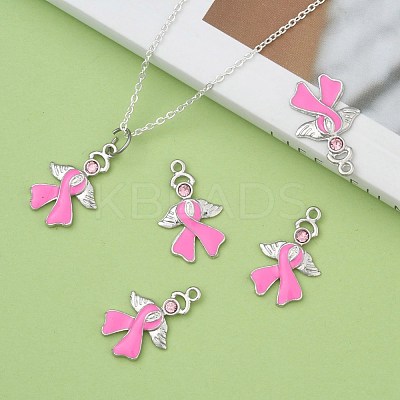 October Breast Cancer Pink Awareness Ribbon ENAM-D001-2-1