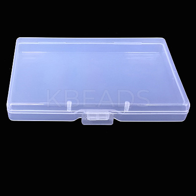 Transparent Plastic Storage Box CON-WH0070-13A-1