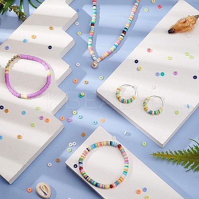 Handmade Polymer Clay Beads CLAY-R067-8.0mm-BM1-1
