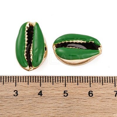 Electroplated Cowrie Shell Beads SSHEL-M023-05D-1