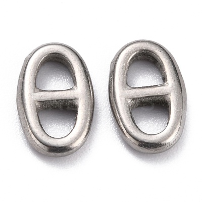 Non-Tarnish 304 Stainless Steel Connector Charms X-STAS-H140-01B-P-1