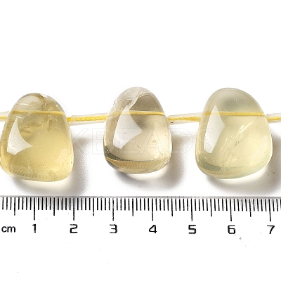 Natural Lemon Quartz(Heated) Beads Strands G-P528-E01-01-1