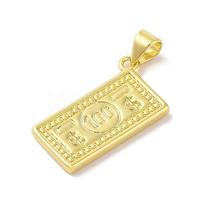 Rack Plating Brass Pendants KK-S380-06G-1