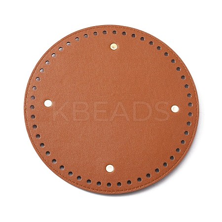 PU Leather Knitting Crochet Bags Nail Bottom Shaper Pad FIND-WH0114-84C-01-1