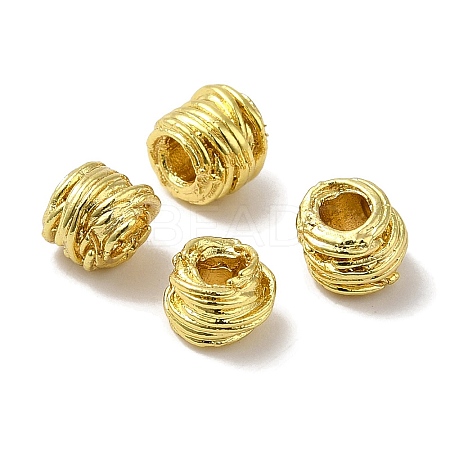 Rack Plating Alloy Beads PALLOY-P296-03G-1