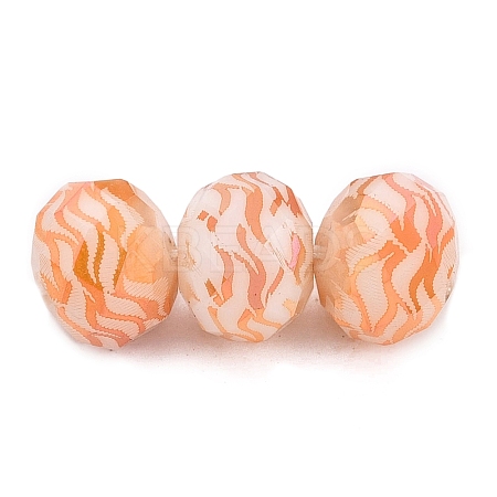 Electroplate Glass Beads EGLA-N026-01A-Q01-1