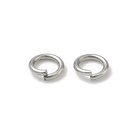 Tarnish Resistant 304 Stainless Steel Open Jump Rings STAS-E067-05-5mm-1