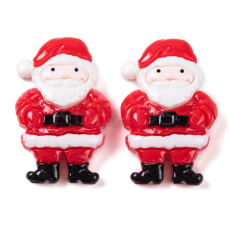 Christmas Decorations Theme Opaque Resin Decoden Cabochons LS-RESI-Z026-01T-1