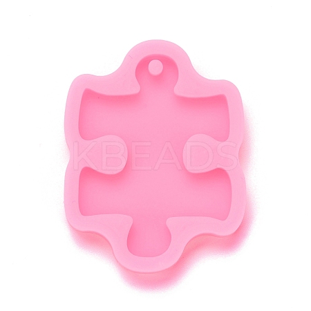 Puzzle Piece Pendant Silicone Molds DIY-M034-20-1