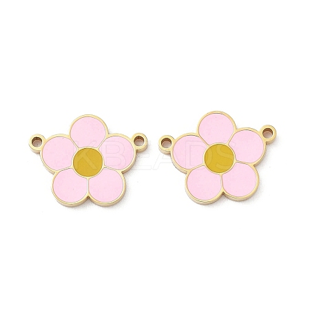 304 Stainless Steel Enamel Pendants STAS-L022-564G-1