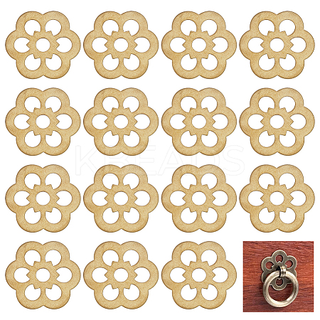 16Pcs Brass Flat Washers FIND-PH0026-78G-1