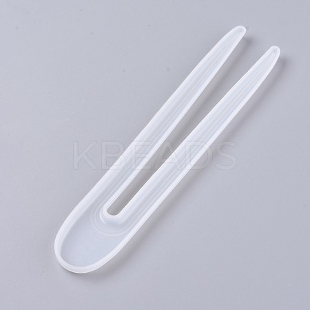 Hairpin DIY Silicone Molds DIY-WH0163-95C-1