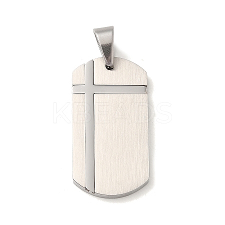 Non-Tarnish 304 Stainless Steel Pendants STAS-C105-06P-1