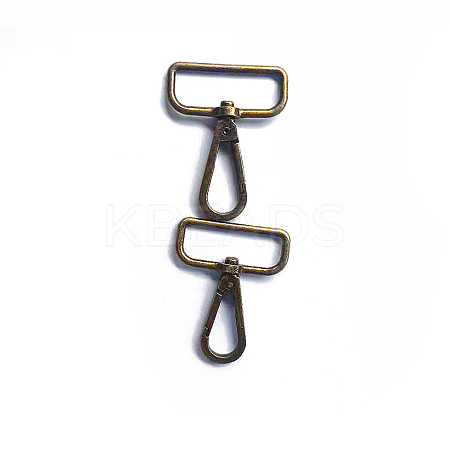 Zinc Alloy Swivel Lobster Claw Clasps WG50884-04-1