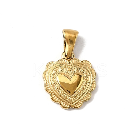 304 Stainless Steel Pendants STAS-B094-04B-G-1