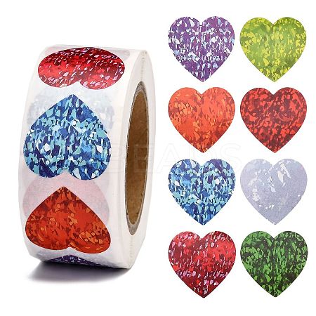 Heart Shaped Stickers Roll LS-DIY-K027-A16-1