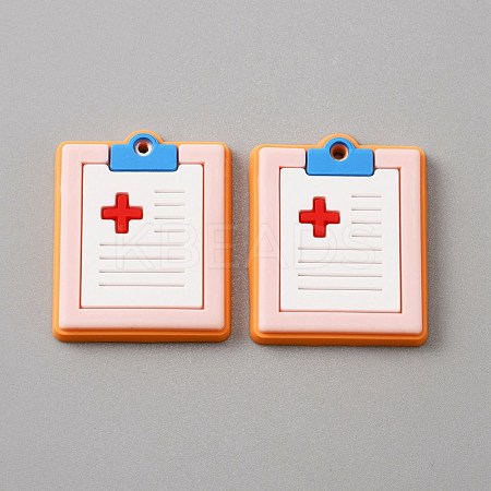 PVC Plastic Pendants KY-WH0036-45-1